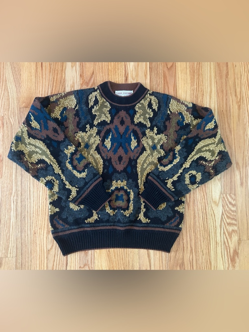 Wool Blend Vintage Sweater- made in Italy